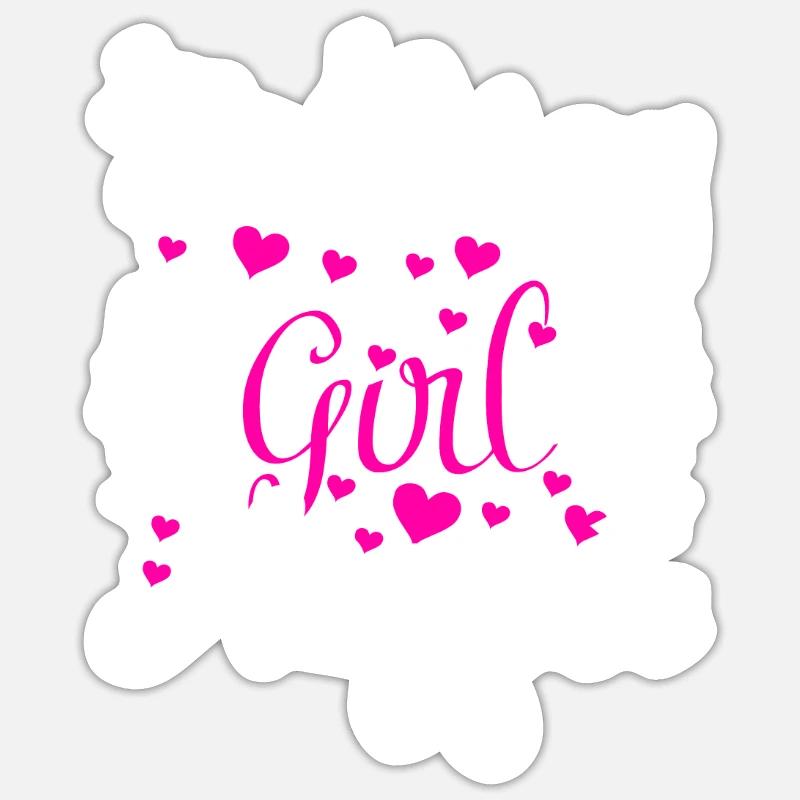 Geburtstagsmädchen August Sticker Größe S (10 x 10 cm)