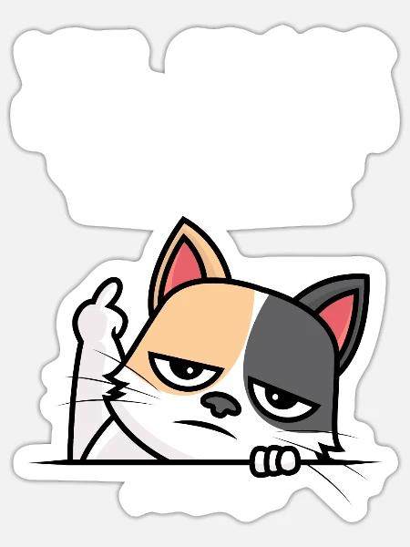 Jobwechsel Kollege Abschied neuer Job - Sticker Größe S (10 x 10 cm) - Mattweiß