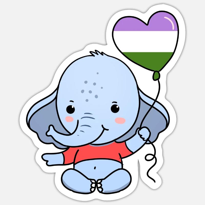 Sticker taille S (10 x 10 cm) -