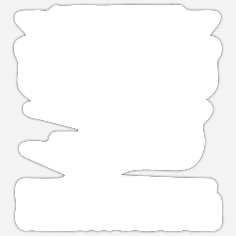 Modellfliegen | Modellflug Pilot Geschenk - Sticker Größe S (10 x 10 cm) - Mattweiß