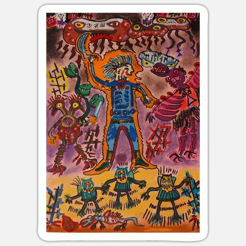 Sticker taille S (10 x 10 cm) - 