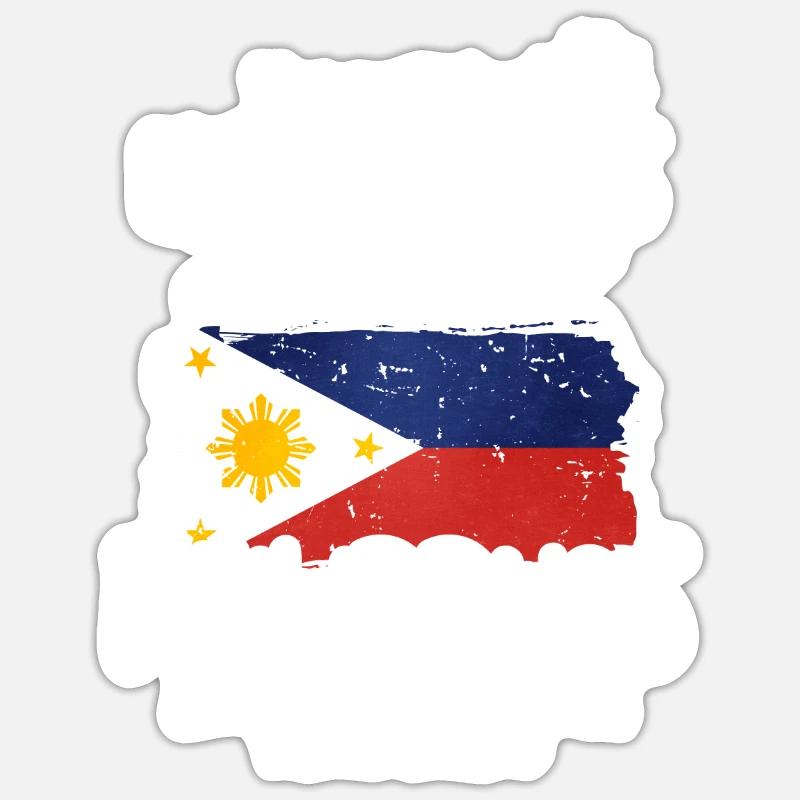 Philippines - Sticker size S (10 x 10 cm) - white matte
