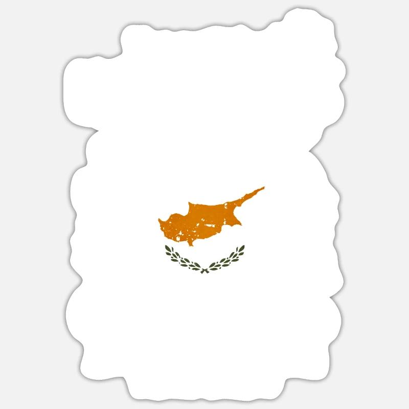 Chypre Sticker taille S (10 x 10 cm)