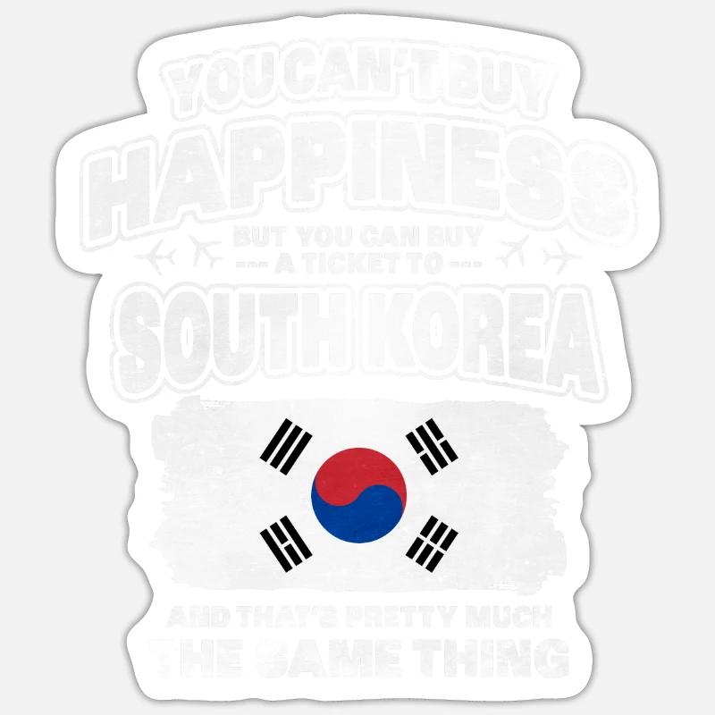 Mongolie - Sticker taille S (10 x 10 cm) - blanc mat
