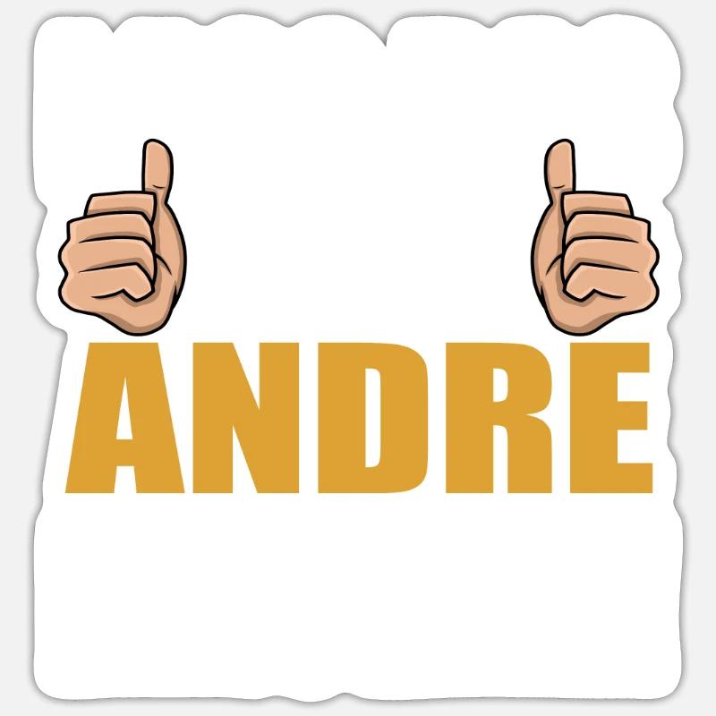 Lass das mal den Andre machen Sticker Größe S (10 x 10 cm)