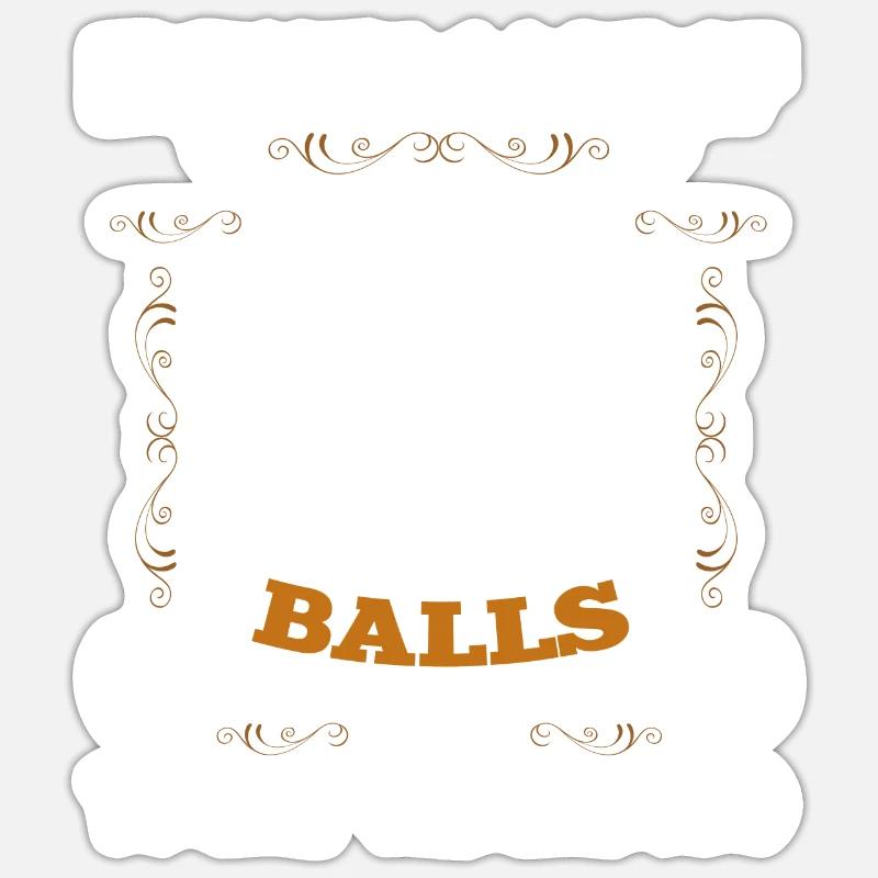 Funny Golf Outfit Word Game Golfing It Needs - Sticker size S (10 x 10 cm) - white matte