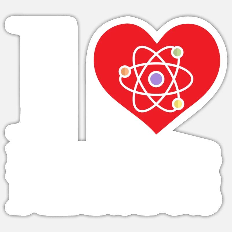 Physics Physicist - Sticker size S (10 x 10 cm) - white matte