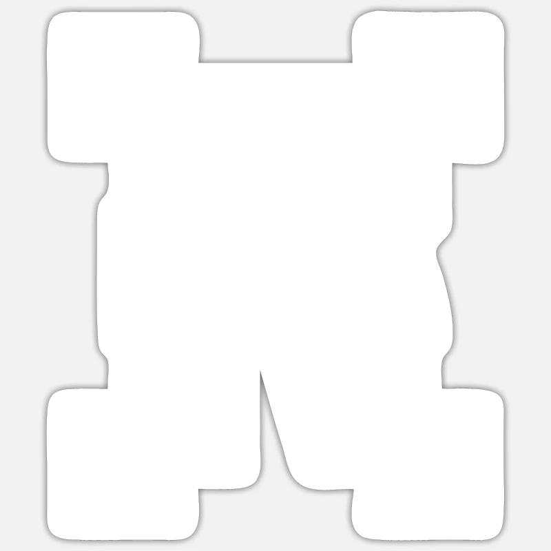 Infirmier - Sticker taille S (10 x 10 cm) - blanc mat
