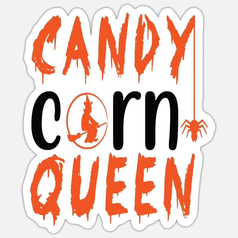 candy corn Sticker size S (10 x 10 cm)
