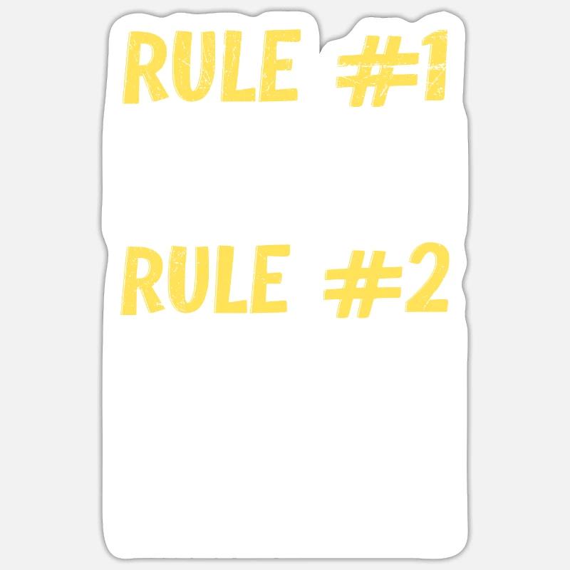 Referee Rules Shiri - Sticker size S (10 x 10 cm) - white matte