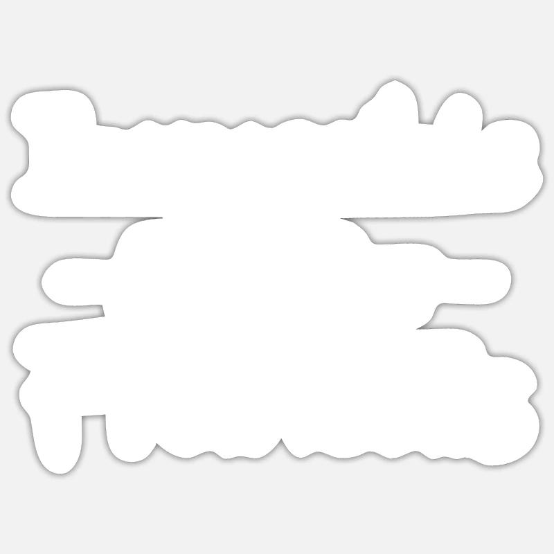Impossible n est pas francais - Sticker taille S (10 x 10 cm) - blanc mat