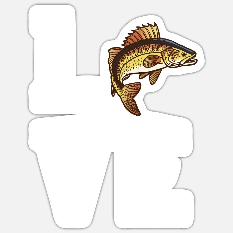 Dear Zander Sticker size S (10 x 10 cm)