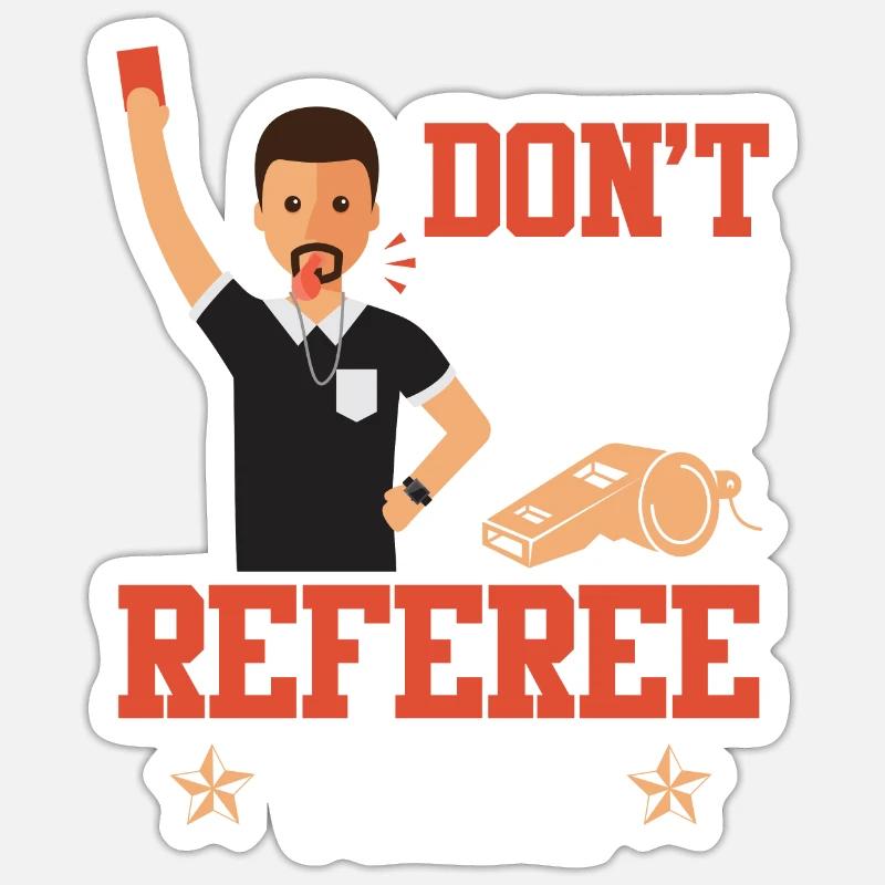 Referee Sticker size S (10 x 10 cm)