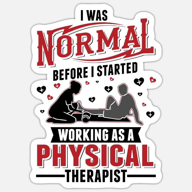 Physiotherapist Physiotherapy Physio Sticker size S (10 x 10 cm)