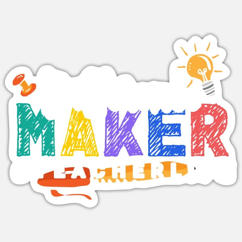 Les enseignants présentent le cours de formation des enseignants école d’enseignants Sticker taille S (10 x 10 cm)