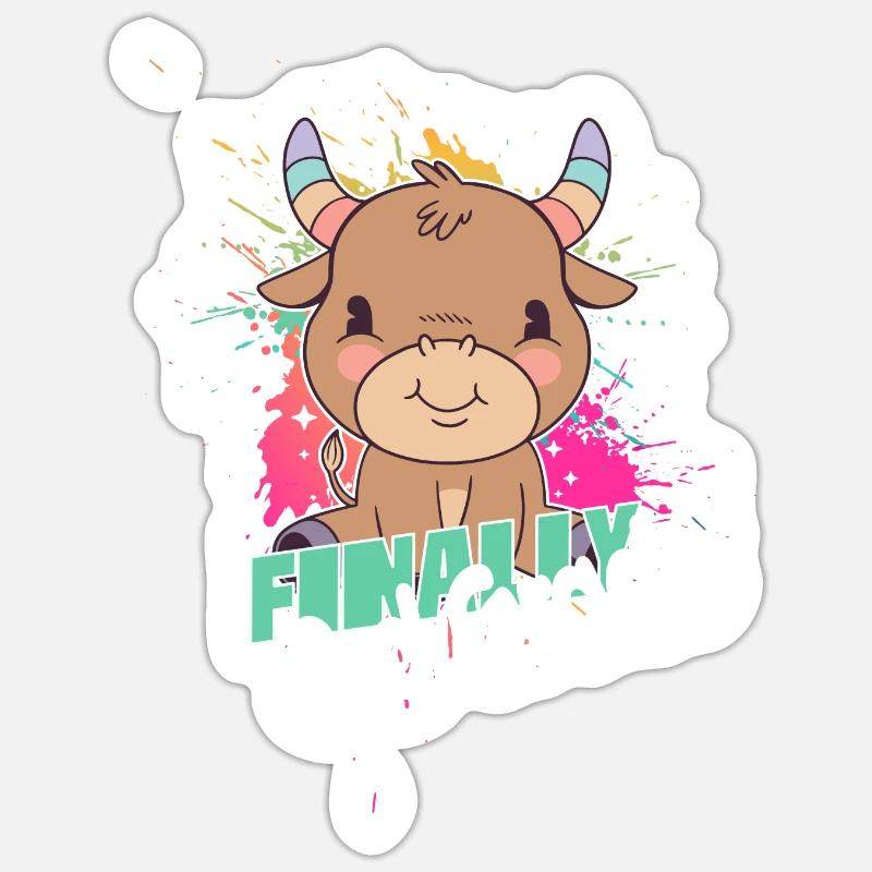 Finally 3rd Grade, Second Grader - Sticker Größe S (10 x 10 cm) - Mattweiß