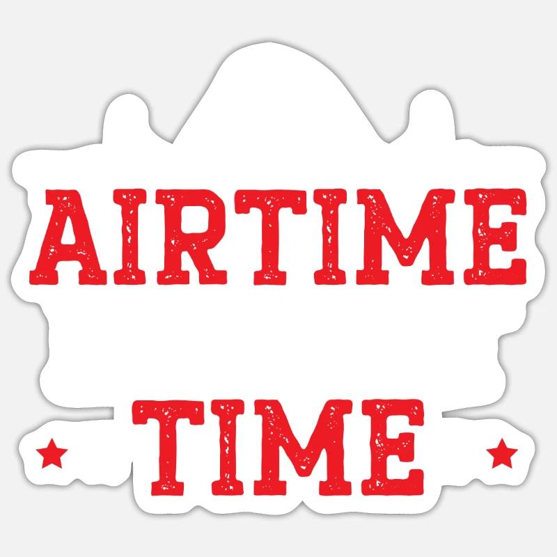Airtime Is Best Time Roller Coaster Rollercoaster Sticker size S (10 x 10 cm)