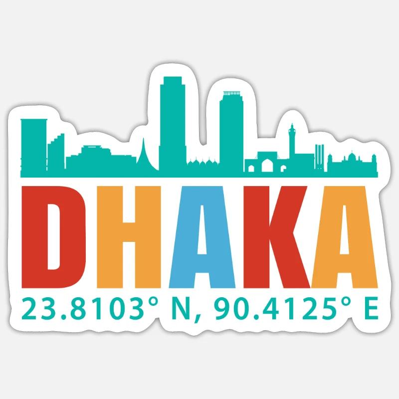 Dacca Sticker taille S (10 x 10 cm)