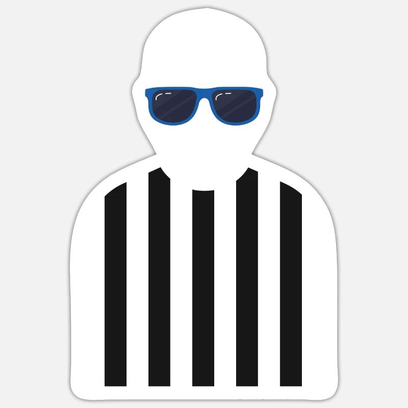 Referee Outfit Sticker size S (10 x 10 cm)