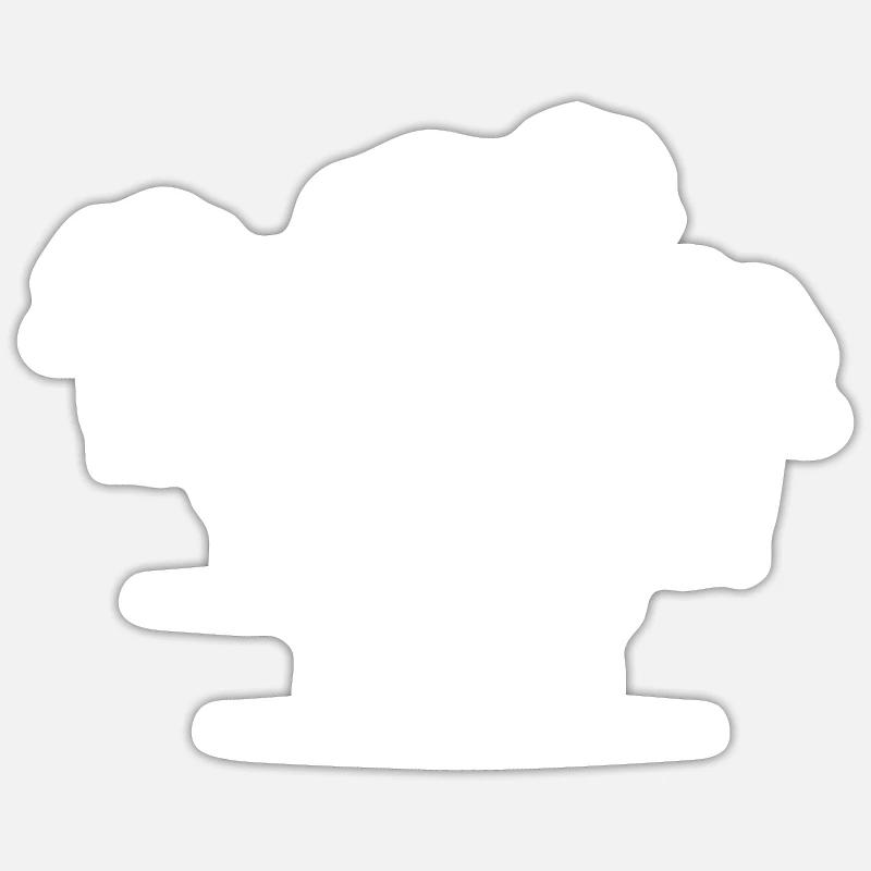 Sheep herd sheep wool Sticker size S (10 x 10 cm)