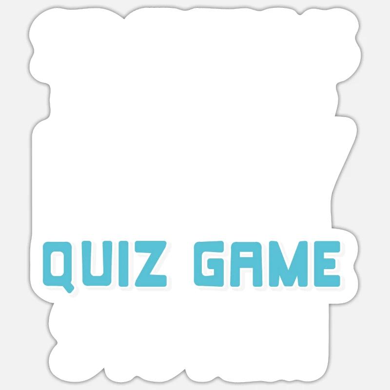 Sir Il n’y a pas de SANG dans mon système de jeu de quiz Sticker taille S (10 x 10 cm)