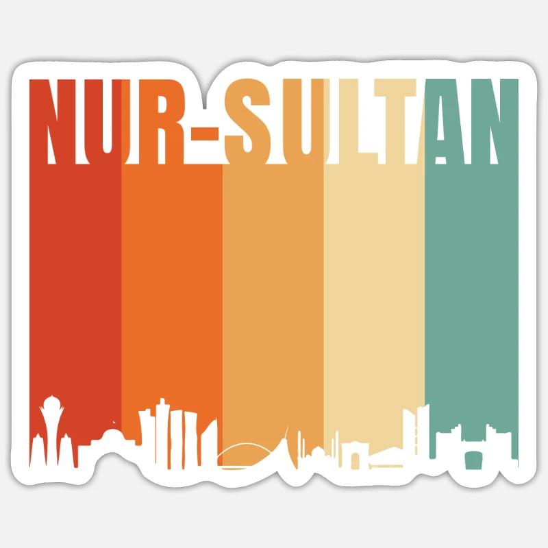 Nur-sultan Sticker Größe S (10 x 10 cm)