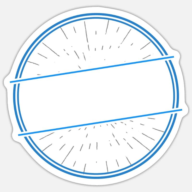 Ich bin dieser legendärer Clemens Name - Sticker Größe S (10 x 10 cm) - Mattweiß