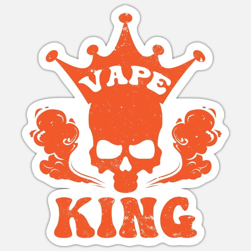 Electric Cigarette E-Cigarette E-Shisha Vape - Sticker size S (10 x 10 cm) - white matte