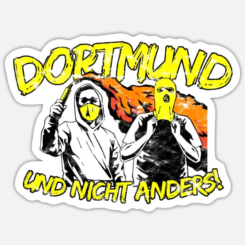 Dortmund und nicht anders UPDATE Sticker Größe S (10 x 10 cm)