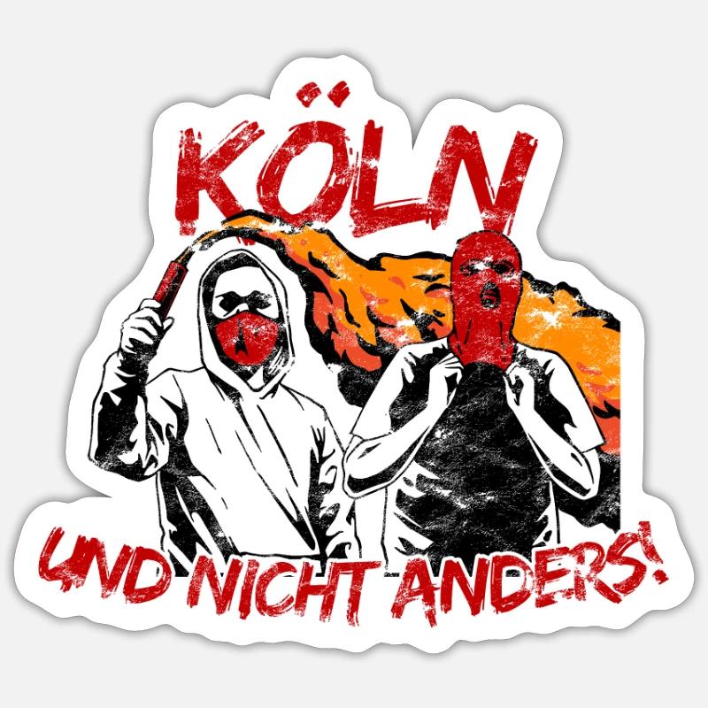 Köln und nicht anders UPDATE Sticker Größe S (10 x 10 cm)
