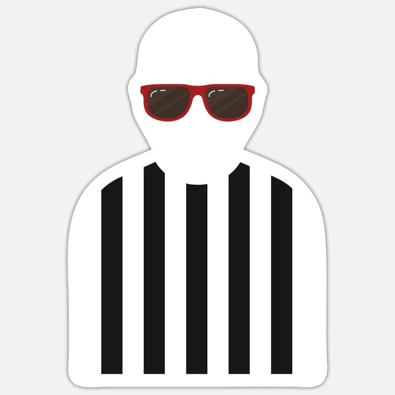 Referee Outfit Sticker size S (10 x 10 cm)