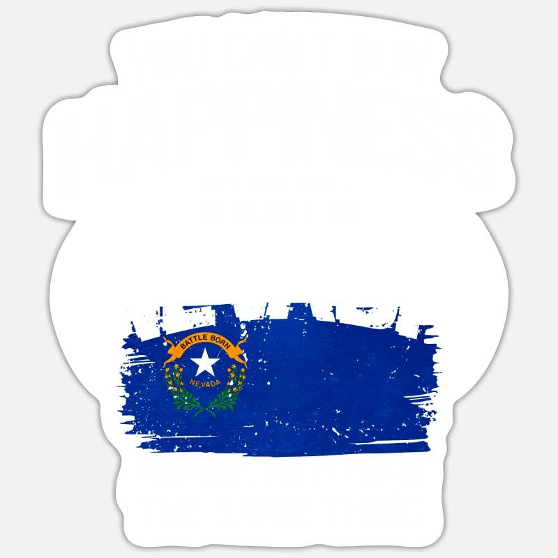 Nevada Sticker Größe S (10 x 10 cm)