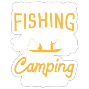 Pêche Sportive Pêche Poisson Hameçons Pêche - Sticker taille S (10 x 10 cm) - blanc mat - Devant