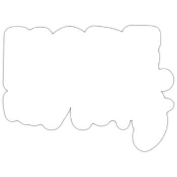 Nope Not Today Lazy Day's - Sticker size S (10 x 10 cm) - white matte - Front