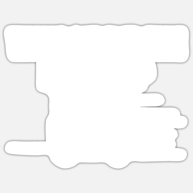 Willst du ein Rennen? Staplerfahrer Gabelstapler Sticker Größe S (10 x 10 cm)