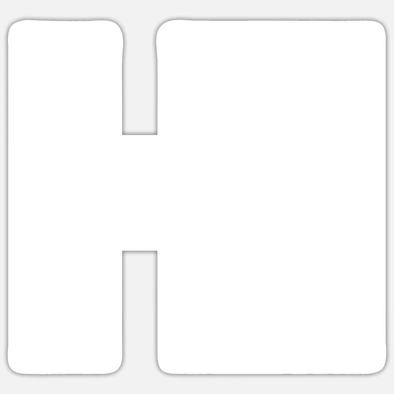 Hawaii Map - Sticker size S (10 x 10 cm) - white matte