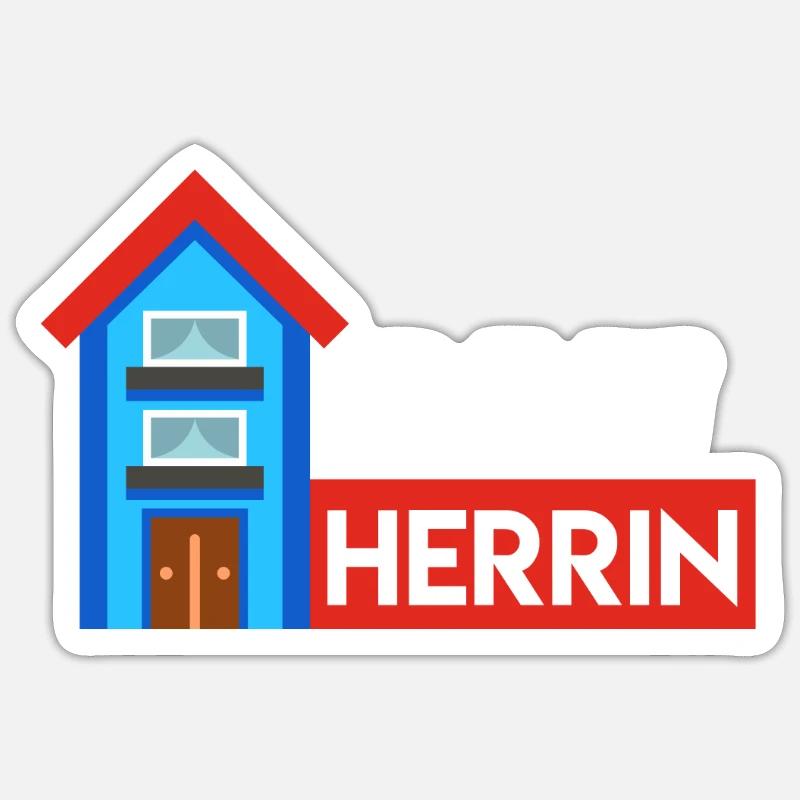 Bauherrin Eigenheim Hausbauer Sticker Größe S (10 x 10 cm)