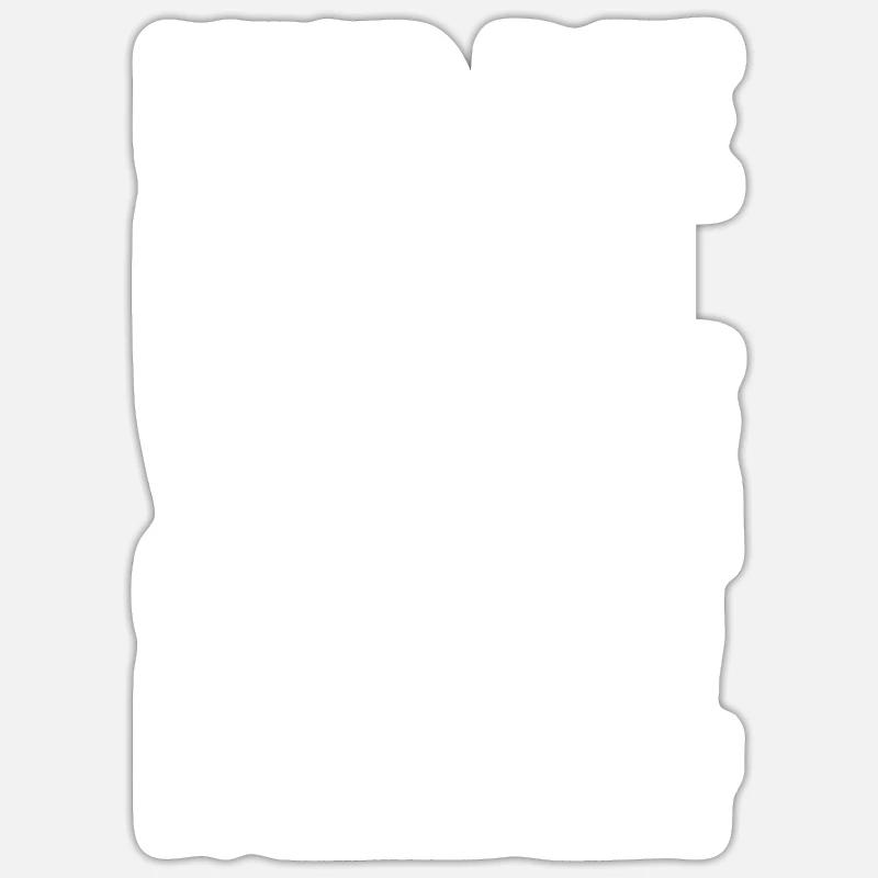 Ich Bin Cool Du Leider Nicht - Lustiger Spruch - Sticker Größe S (10 x 10 cm) - Mattweiß