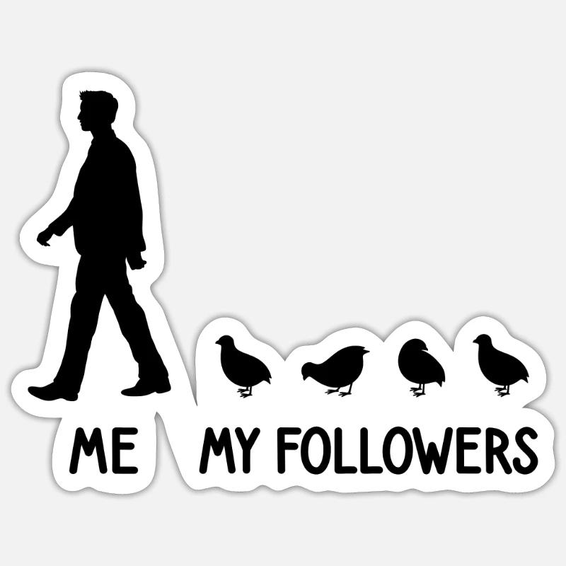 I Mes adeptes Éleveur de cailles Oiseau de caille - Sticker taille S (10 x 10 cm) - blanc mat
