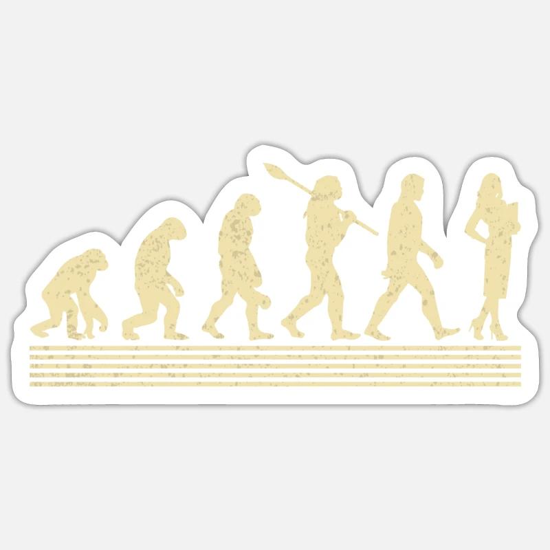 Assistentin Der Geschäftsleitung Evolution Sticker Größe S (10 x 10 cm)
