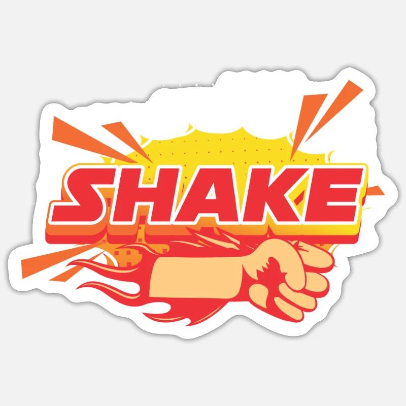 Shake And Bake Sticker size S (10 x 10 cm)