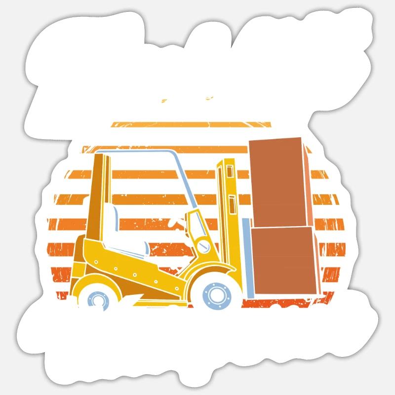 Forklift Whisperer Sticker size S (10 x 10 cm)