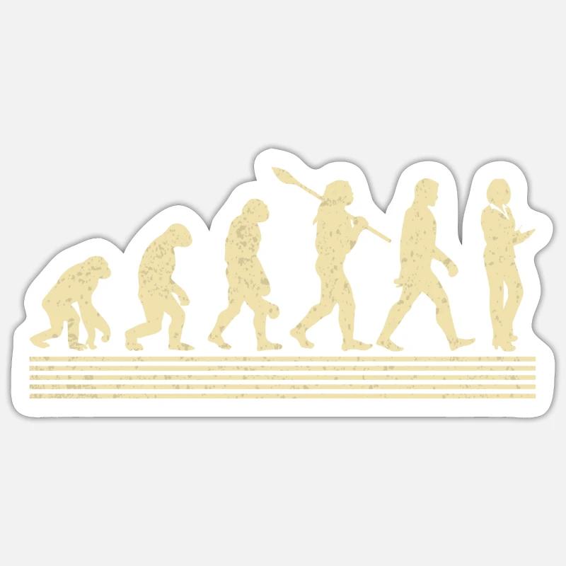 Evolution Of The Event Planner Sticker size S (10 x 10 cm)