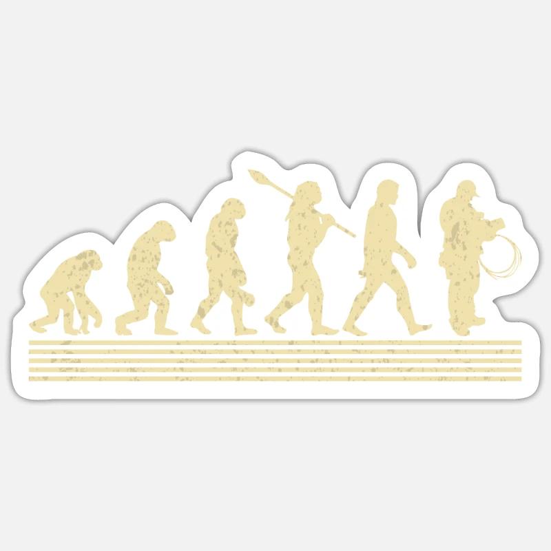 Elektriker-evolution Sticker Größe S (10 x 10 cm)