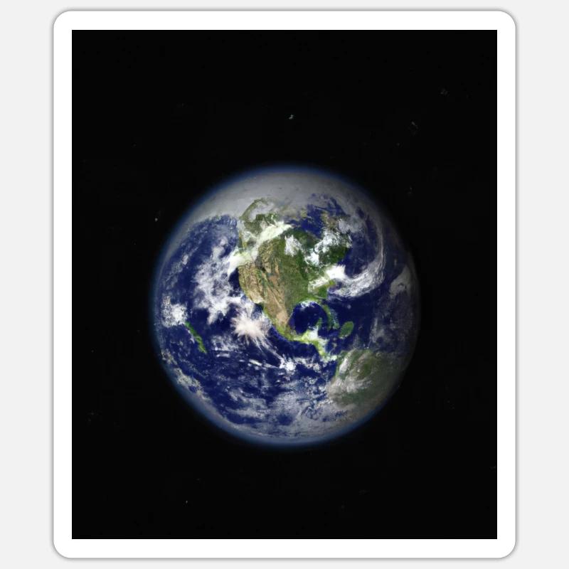 Climat - Sticker taille S (10 x 10 cm) - blanc mat