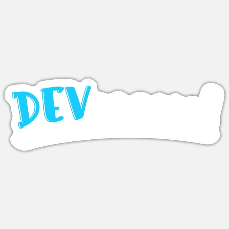 Sys-Admin Entwickler Devops-Ingenieur - Sticker Größe S (10 x 10 cm) - Mattweiß