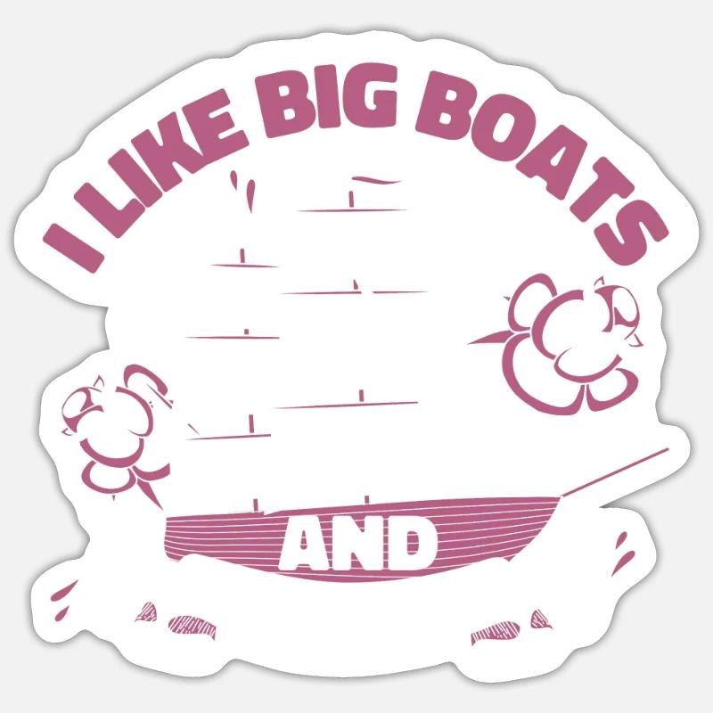 Seglen Segelboot Segler - Sticker Größe S (10 x 10 cm) - Mattweiß