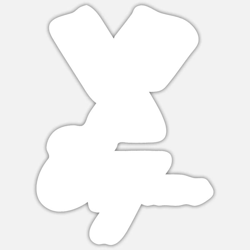 je suis coiffeuse - Sticker taille S (10 x 10 cm) - blanc mat