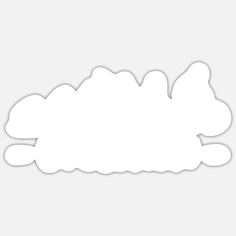 Evolution BMX - Sticker taille S (10 x 10 cm) - blanc mat