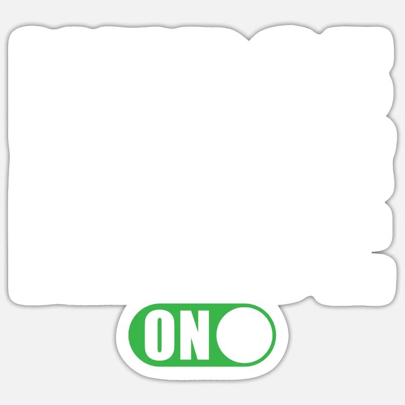 Krankenschwester Modus An Lustige - Sticker Größe S (10 x 10 cm) - Mattweiß